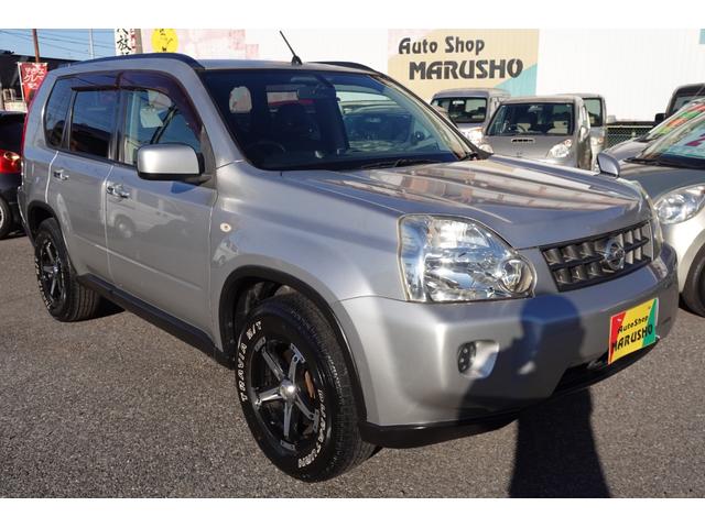 エクストレイル 20X 純正6速MT社外16インチAWレザーシート電動格納ドアミラープライバシーガラスレベライザー純正CDデッキオートエアコン両席AバックABS撥水フロアーリアワイパー修復歴無取説記録簿付走行56940キロ(12枚目)