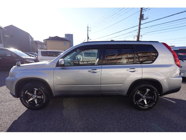 エクストレイル 20X 純正6速MT社外16インチAWレザーシート電動格納ドアミラープライバシーガラスレベライザー純正CDデッキオートエアコン両席AバックABS撥水フロアーリアワイパー修復歴無取説記録簿付走行56940キロ(14枚目)