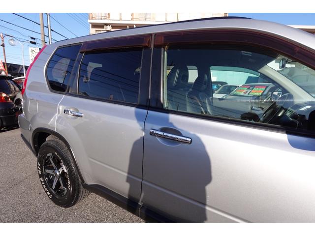 エクストレイル 20X 純正6速MT社外16インチAWレザーシート電動格納ドアミラープライバシーガラスレベライザー純正CDデッキオートエアコン両席AバックABS撥水フロアーリアワイパー修復歴無取説記録簿付走行56940キロ(34枚目)