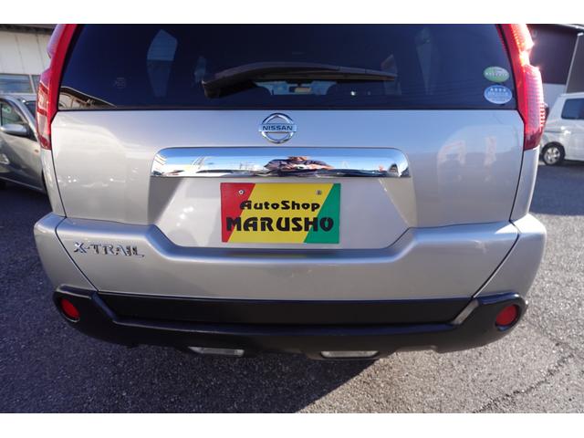 エクストレイル 20X 純正6速MT社外16インチAWレザーシート電動格納ドアミラープライバシーガラスレベライザー純正CDデッキオートエアコン両席AバックABS撥水フロアーリアワイパー修復歴無取説記録簿付走行56940キロ(37枚目)