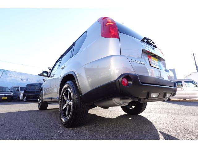 エクストレイル 20X 純正6速MT社外16インチAWレザーシート電動格納ドアミラープライバシーガラスレベライザー純正CDデッキオートエアコン両席AバックABS撥水フロアーリアワイパー修復歴無取説記録簿付走行56940キロ(38枚目)