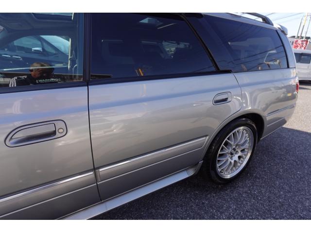 ステージア ２５ｔ　ＲＳ　ＦＯＵＲ　Ｓ　ＢＢＳ１７インチアルミブリッツ製車高調純正ＨＩＤライトフォグツインサンルーフフジツボ製マフラープライバシーガラスケンウッド製ナビ地デジパナソニック製ＥＴＣＭＯＭＯステアブリッツブースト計Ｔベルト交換済（32枚目）