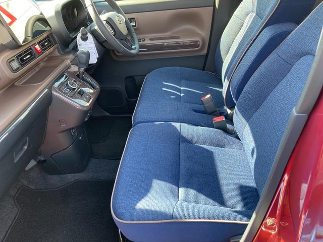 ムーヴキャンバス セオリーＧ　１０インチスタイリッシュナビ・前後ドライブレコーダー・パノラマモニターカメラ・ＥＴＣ２．０車載器・シートヒーター・衝突軽減ブレーキ・本革巻ハンドルカバー・ＬＥＤヘッドランプ・電動パーキングブレーキ（4枚目）