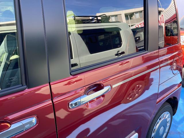 ムーヴキャンバス セオリーＧ　１０インチスタイリッシュナビ・前後ドライブレコーダー・パノラマモニターカメラ・ＥＴＣ２．０車載器・シートヒーター・衝突軽減ブレーキ・本革巻ハンドルカバー・ＬＥＤヘッドランプ・電動パーキングブレーキ（14枚目）