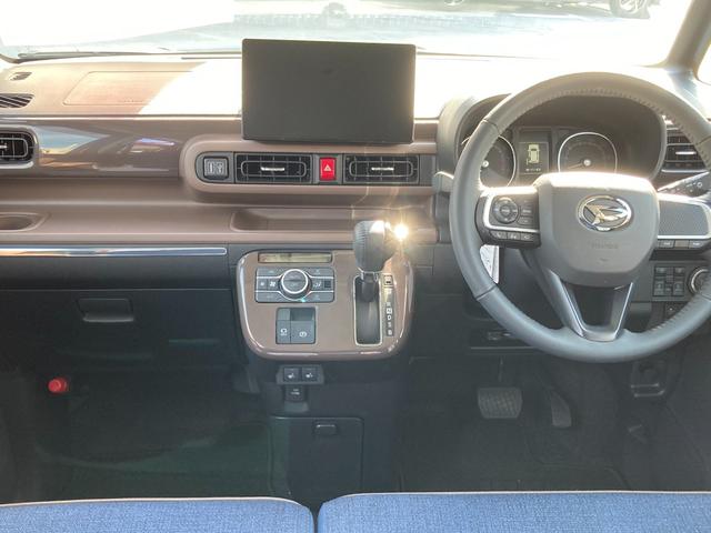 ムーヴキャンバス セオリーＧ　１０インチスタイリッシュナビ・前後ドライブレコーダー・パノラマモニターカメラ・ＥＴＣ２．０車載器・シートヒーター・衝突軽減ブレーキ・本革巻ハンドルカバー・ＬＥＤヘッドランプ・電動パーキングブレーキ（16枚目）