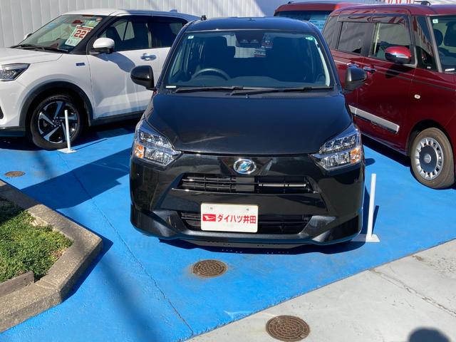 ミライース G リミテッドSAIII スマートキー・7インチエントリーナビ・前後ドライブレコーダー・バックモニター・ETC車載器・シートヒーター・カーペットマット・LEDヘッドランプ・衝突軽減ブレーキ・オートエアコン・ロングバイザー(3枚目)