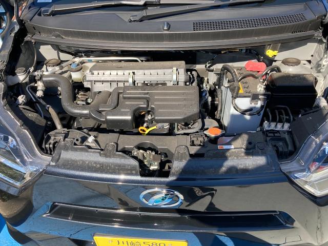 ミライース G リミテッドSAIII スマートキー・7インチエントリーナビ・前後ドライブレコーダー・バックモニター・ETC車載器・シートヒーター・カーペットマット・LEDヘッドランプ・衝突軽減ブレーキ・オートエアコン・ロングバイザー(4枚目)