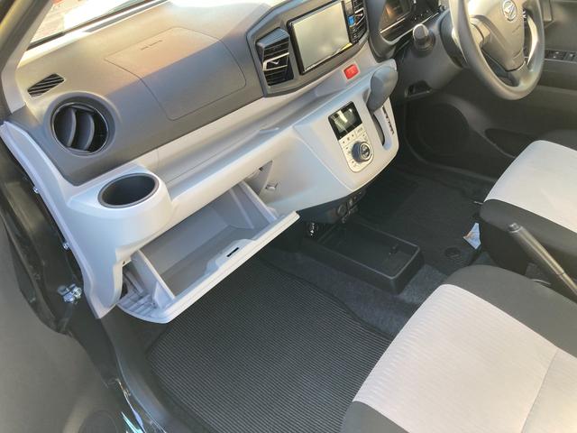 ミライース G リミテッドSAIII スマートキー・7インチエントリーナビ・前後ドライブレコーダー・バックモニター・ETC車載器・シートヒーター・カーペットマット・LEDヘッドランプ・衝突軽減ブレーキ・オートエアコン・ロングバイザー(19枚目)