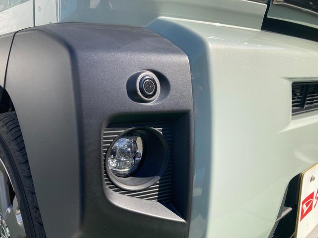 タフト Ｇターボ　ダーククロムベンチャー　特別仕様車　純正１０インチナビ　前後ドライブレコーダー　ＥＴＣ　パノラマモニター　衝突軽減ブレーキ　誤発進抑制装置　ルーフキャリア　前後マッドフラップ　コーナーセンサー　スマートキー　フードエンブレム（27枚目）