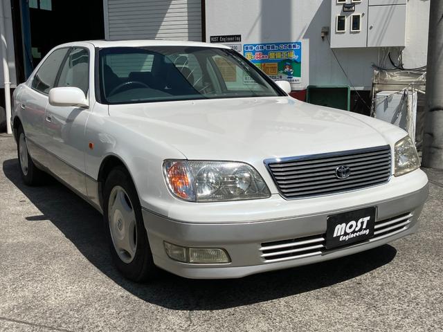 セルシオ Ａ仕様　フルノーマル　修復歴なし　コイルスプリング　パワーシート　エアコン　２０後期　サンルーフ　シートヒーター　ガラスコーティング　ボンネットダンパー交換　サーモスタット交換（6枚目）
