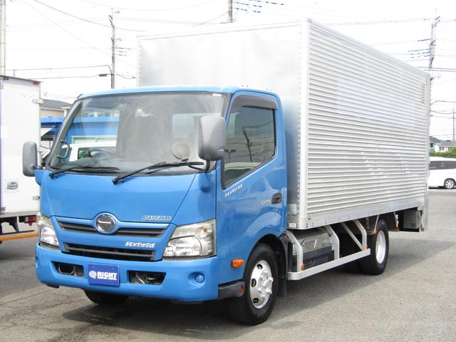 デュトロハイブリッド アルミバン　ワイド　ロング　荷台内寸長３０９／幅１６９／高１９２　パワーゲート６００キロ（8枚目）