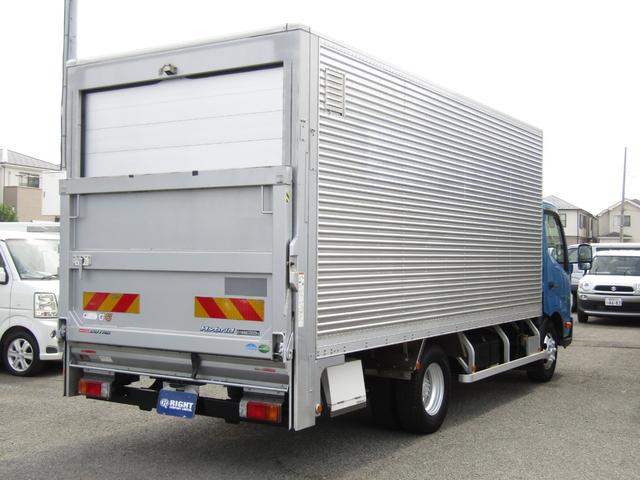 デュトロハイブリッド アルミバン　ワイド　ロング　荷台内寸長３０９／幅１６９／高１９２　パワーゲート６００キロ（10枚目）