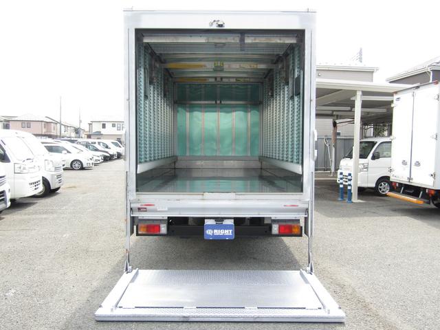 デュトロハイブリッド アルミバン　ワイド　ロング　荷台内寸長３０９／幅１６９／高１９２　パワーゲート６００キロ（15枚目）