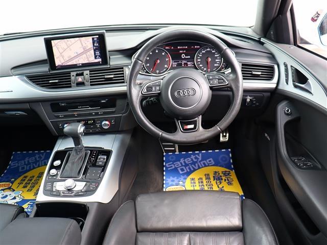 Ａ６ ３．０ＴＦＳＩクワトロ　Ｓラインパッケージ　サンルーフ　純正ナビ　フルセグ　バックカメラ　レザーシート　シートヒーター　スマートキー　ＥＴＣ　衝突軽減ブレーキ　ＡＣＣ　純正１９インチアルミ　ＬＥＤライト　コーナーセンサー　アイドリングストップ（8枚目）