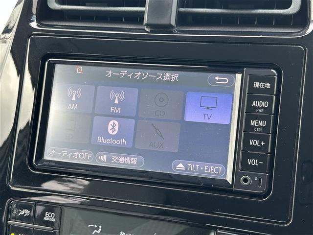 プリウス Ｓ　ＬＥＤヘット　盗難防止システム　スマキー　ＡＣ　ナビ＆ＴＶ　ドライブレコーダー　メディアプレイヤー接続　横滑り防止システム　バックガイドモニター　ＥＴＣ車載器　アルミホイール　運転席パワーウィンドウ（7枚目）