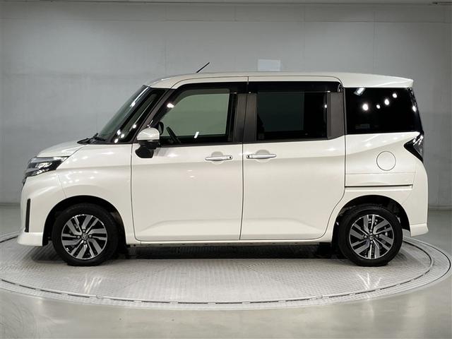 ルーミー カスタムG アイドリング 両側電動SD LEDヘット バックビューモニター 衝突回避ブレーキ スマートキー メモリナビ ワンセグTV クルーズコントロール 点検記録簿 ETC 1オーナー オートエアコン ABS(2枚目)