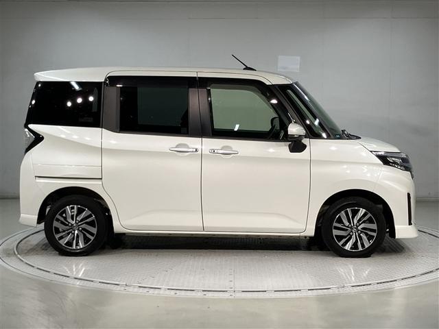 ルーミー カスタムG アイドリング 両側電動SD LEDヘット バックビューモニター 衝突回避ブレーキ スマートキー メモリナビ ワンセグTV クルーズコントロール 点検記録簿 ETC 1オーナー オートエアコン ABS(3枚目)