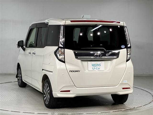 ルーミー カスタムG アイドリング 両側電動SD LEDヘット バックビューモニター 衝突回避ブレーキ スマートキー メモリナビ ワンセグTV クルーズコントロール 点検記録簿 ETC 1オーナー オートエアコン ABS(4枚目)