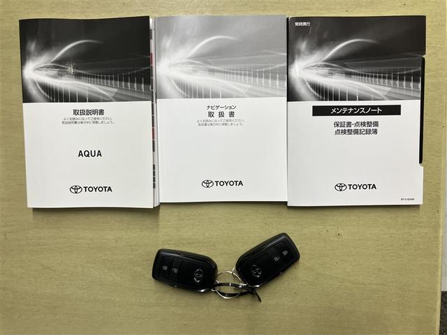 アクア Ｇ　ワンオーナ　ＶＳＣ　衝突軽減ブレーキ　メモリナビ　バックモニター　ＬＥＤ　クルーズコントロール　スマートキー　ＥＴＣ車載器　ＡＣ１００Ｖ　ドライブレコーダー　ナビ　パワーウィンドウ　イモビライザー（22枚目）