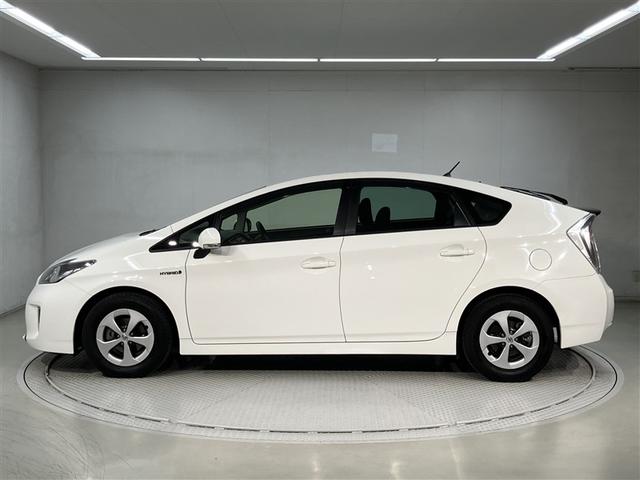 プリウス S Bモニタ- フルセグ地デジ AUX接続可 インテリキー デュアルエアバック エアB イモビライザー DVD再生可能 ワンオーナー車 ナビTV AUTOエアコン 横スベリ防止 アルミホイール ETC装備(2枚目)