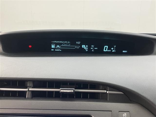 プリウス S Bモニタ- フルセグ地デジ AUX接続可 インテリキー デュアルエアバック エアB イモビライザー DVD再生可能 ワンオーナー車 ナビTV AUTOエアコン 横スベリ防止 アルミホイール ETC装備(11枚目)