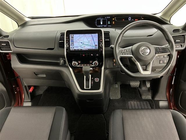 セレナ ハイウェイスター　ダブルエアコン　スマートキー＆プッシュスタート　メモリーナビゲーション　ＬＥＤ　キーレス　ナビＴＶ　横滑防止装置　点検記録簿　ミュージックプレイヤー接続可　ＥＴＣ車載器　ＤＶＤ再生　ダブルエアバック（5枚目）