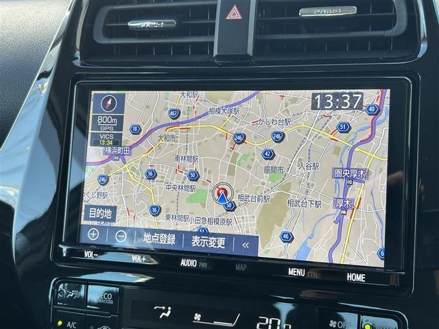 プリウス S 取説記録簿 DVD再生機能 ESC スマートキ- 地デジ メモリーナビゲーション LEDヘッドライト ETC車載器 フルオートエアコン クルーズコントロール エアバッグ イモビ パワーウインドウ PS(4枚目)