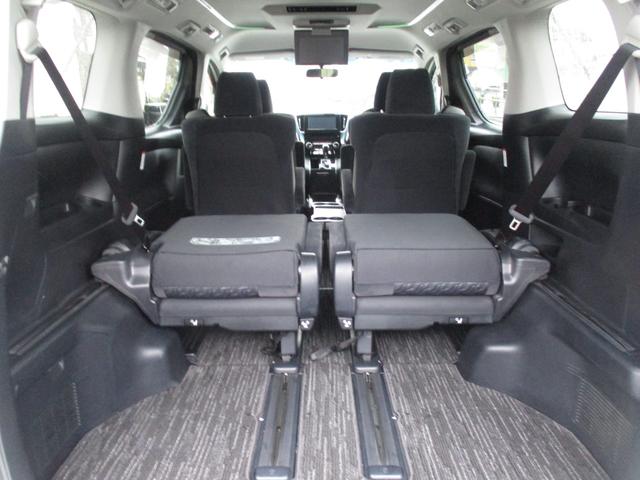 アルファード 2.5S Aパッケージ 保証2年走行距離無制 ボディーガラスコーティング ステアリング新品 両側パワースライド 後席モニター HDMI 社外アルミ 禁煙車 ルームクリーニング オットマン 車検2年付 ETC(47枚目)