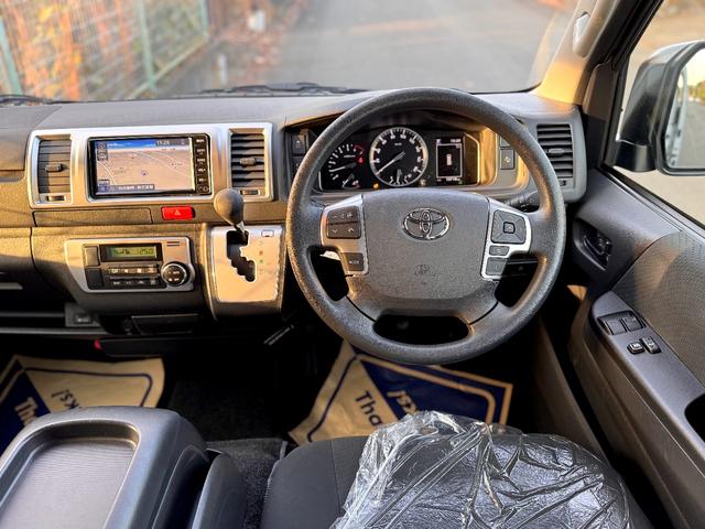 ハイエースバン ロングスーパーGL 法人ワンオーナー 純正ナビ Bluetooth TV ETC 前後ドラレコ パノラミックビューモニター(15枚目)