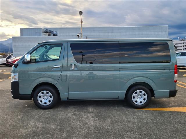 ハイエースバン ロングスーパーＧＬ　未使用　キャンピングカー　８ナンバー　車中泊　ＦＦヒーター　冷蔵庫　二段ベッド　ＴＯＹ　ＦＡＣＴＯＲＹ　ＲＥＶＯシート　サブバッテリー　外部充電　デジタルインナーミラー　アルパインナビ　後席モニター（2枚目）