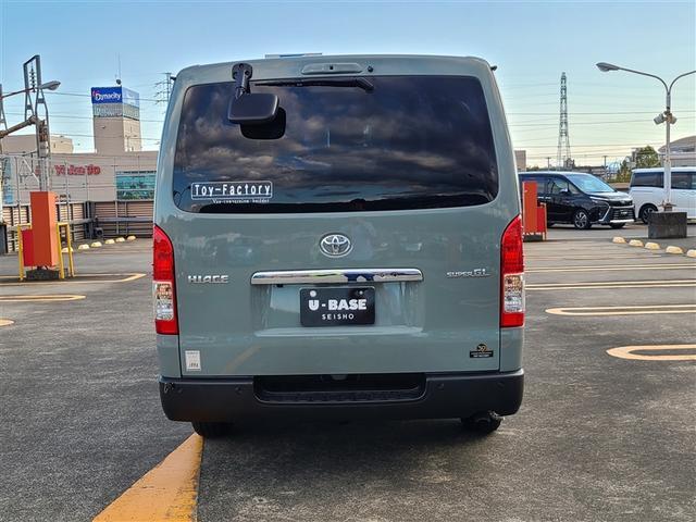 ハイエースバン ロングスーパーＧＬ　未使用　キャンピングカー　８ナンバー　車中泊　ＦＦヒーター　冷蔵庫　二段ベッド　ＴＯＹ　ＦＡＣＴＯＲＹ　ＲＥＶＯシート　サブバッテリー　外部充電　デジタルインナーミラー　アルパインナビ　後席モニター（11枚目）