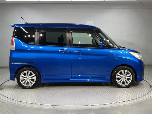 ソリオ ハイブリッドＭＸ　ＤＶＤ再生可　アイスト　パワーウインド　Ｂカメ　イモビライザー　フルオートエアコン　地デジ　ＥＴＣ車載器　ナビＴＶ　パワーステアリング　クルーズコントロール　キーフリー　ＥＳＰ　ＡＵＸ　メモリーナビ（3枚目）