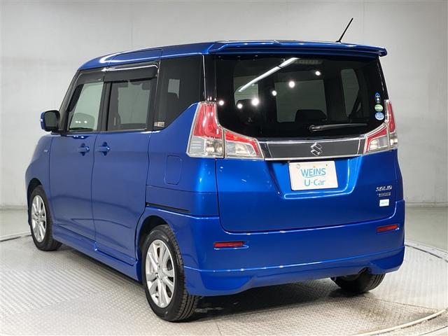 ソリオ ハイブリッドＭＸ　ＤＶＤ再生可　アイスト　パワーウインド　Ｂカメ　イモビライザー　フルオートエアコン　地デジ　ＥＴＣ車載器　ナビＴＶ　パワーステアリング　クルーズコントロール　キーフリー　ＥＳＰ　ＡＵＸ　メモリーナビ（4枚目）