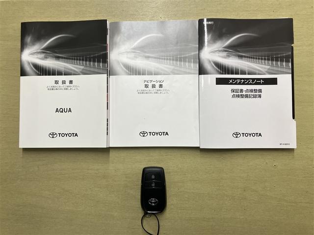 アクア Ｇ　ワンオーナ　ＶＳＣ　アルミ　衝突軽減ブレーキ　メモリナビ　バックモニター　ＬＥＤ　クルーズコントロール　スマートキー　ＡＣ１００Ｖ　ドライブレコーダー　ナビ　パワーウィンドウ　イモビライザー　ＰＳ（23枚目）