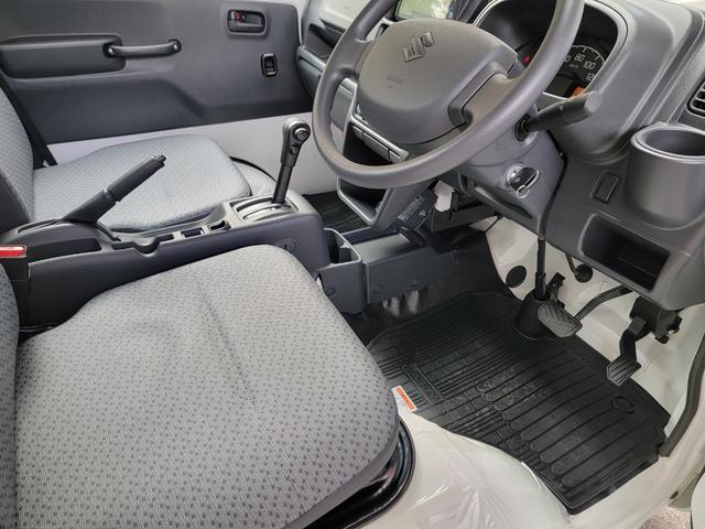 キャリイトラック ＫＣエアコン・パワステ　４ＷＤ・スズキセーフティサポート・ＬＥＤヘッドライト・シンプルナビ（スピーカー付き）・エアコン・パワーステアリング・パワーウインドウ・ゴムマット・アッパーガード・荷台マット・キーレス・ＥＴＣ（28枚目）