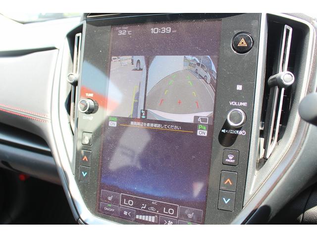 レヴォーグ ＳＴＩスポーツ　ＥＸ　赤革シート／純正１１．６型ナビ／地デジ／３６０°カメラ／アイサイトＸ／レーダークルーズコントロール／衝突軽減ブレーキ／シートヒーター／（3枚目）