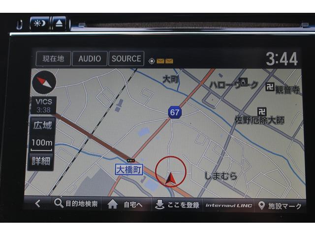 オデッセイハイブリッド ハイブリッドアブソルート・ＥＸホンダセンシング　黒革シート／インターナビ／後席モニター／地デジ／３６０度カメラ／衝突軽減／両側電動ＰスラＤ／レーダークルーズコントロール（4枚目）