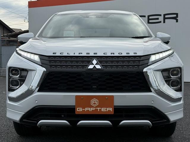 エクリプスクロスＰＨＥＶ Ｐ　ワンオーナー／メーカーナビ／地デジ／３６０°カメラ／衝突軽減ブレーキ／ヘッドアップディスプレイ／ハーフレザー／ＥＴＣ２．０／ｅ－アシスト／純正１８ＡＷ／電動パーキングブレーキ／パワーシート／ＬＥＤ（3枚目）