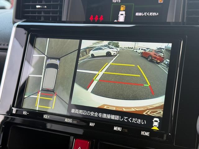 ルーミー カスタムＧ－Ｔ　両側電動スライドドア　アラウンドビューカメラ　地デジ　衝突軽減ブレーキ　クルーズコントロール　シートヒーター　ＥＴＣ２．０　ＬＥＤヘッドライト　アイドリングストップ　スマートキー　Ｂｌｕｔｏｏｔｈ接続（4枚目）