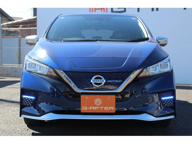 リーフ オーテック 純正ナビ フルセグ 360°カメラ プロパイロット レーンキープ アダクティブクルーズ シートヒーター Bluetooth 衝突軽減ブレーキ ハーフレザー 純正アルミホイール ステアリングヒーター(6枚目)