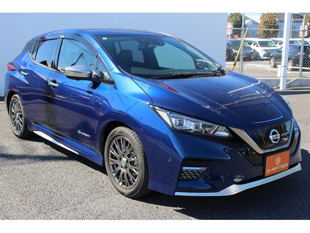 リーフ オーテック 純正ナビ フルセグ 360°カメラ プロパイロット レーンキープ アダクティブクルーズ シートヒーター Bluetooth 衝突軽減ブレーキ ハーフレザー 純正アルミホイール ステアリングヒーター(7枚目)