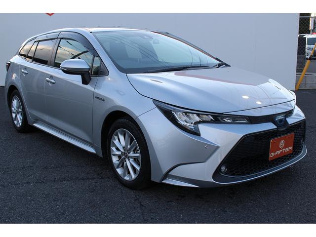 カローラツーリング ハイブリッド S 1オーナー 純正ナビ 地デジフルセグTV バックカメラ 衝突軽減ブレーキ コーナーセンサー Bluetooth アダクティブクルーズ レーンキープ ETC 純正16インチアルミ LEDヘッドライト(4枚目)