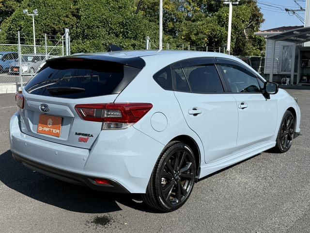 インプレッサスポーツ STIスポーツ 後期型 禁煙車 ワンオーナー ALPINEナビ フルセグ バックカメラ アダプティブクルーズ アイサイトVer3 ハーフレザーシート シートヒーター メモリー機能付きパワーシート 衝突軽減ブレーキ(24枚目)