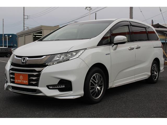 オデッセイハイブリッド ハイブリッド・ホンダセンシング 禁煙車 両側電動スライドドア フルセグTV 運転席パワーシート ビルトインETC バックカメラ プラズマクラスター付きオートエアコン 革巻きステアリング Bluetooth接続 LEDヘッド・フォグ(10枚目)
