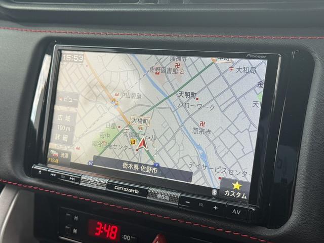 BRZ STI スポーツ 禁煙車 ワンオーナー 6速MT 社外ナビ ワンセグ バックカメラ オートクルーズコントロール ボルドー革アルカンターラコンビシート STIマフラー BREMBO 純正18インチAW シートヒーター(4枚目)