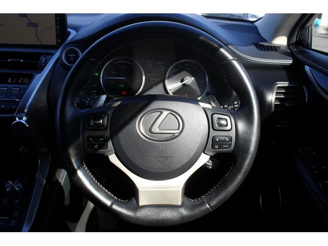 NX NX300h バージョンL 後期型 禁煙車 メーカー10インチナビ フルセグ バックカメラ フルエアロ オプション18インチAW 黒革シート パワーシート シートエアコン シートヒーター 3眼LEDヘッドライト ETC(18枚目)