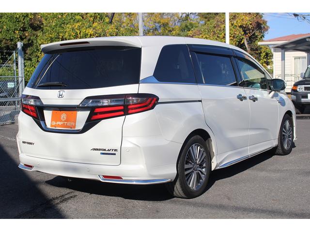 オデッセイハイブリッド ハイブリッドアブソルート・ＥＸホンダセンシング　中期型　禁煙車　純正９インチナビ　純正１１インチ後席モニター　アラウンドヴューモニター　ブラインドスポットモニター　ヒーター付きパワーシート　コーナーセンサー　駐車支援システム　両側電動スライド（6枚目）