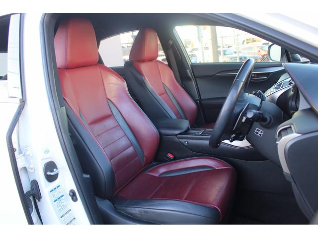 ＮＸ ＮＸ２００ｔ　Ｆスポーツ　禁煙車　純正９．８インチナビ　フルセグ　アラウンドビューカメラ　赤革シート　シートエアコン　シートヒーター　ステアリングヒーター　ビルドインＥＴＣ　衝突軽減ブレーキ　メモリ機能付きパワーシート（15枚目）