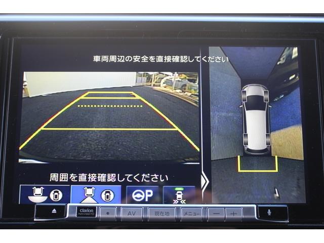 ステップワゴンスパーダ ｅ：ＨＥＶスパーダ　Ｇ・ＥＸ　ホンダセンシング　禁煙車　社外９インチナビ　フルセグ　アラウンドビューカメラ　ホンダセンシング　両側電動スライドドア　シートヒーター　アダプティブクルーズコントロール　ビルドインＥＴＣ２．０　ハーフレザー　純正１６ＡＷ（5枚目）