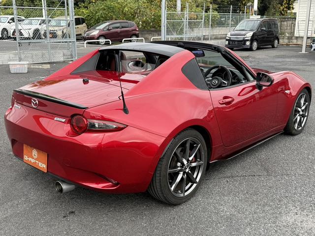 ロードスターＲＦ ＶＳ　６ＭＴ　茶革シート　純正ナビ　フルセグ　バックカメラ　シートヒーター　ブラインドスポットモニター　ＥＴＣ　横滑り防止　アイドリングストップ　運転支援　電動格納メタルトップ　ＬＥＤヘッドライト（25枚目）